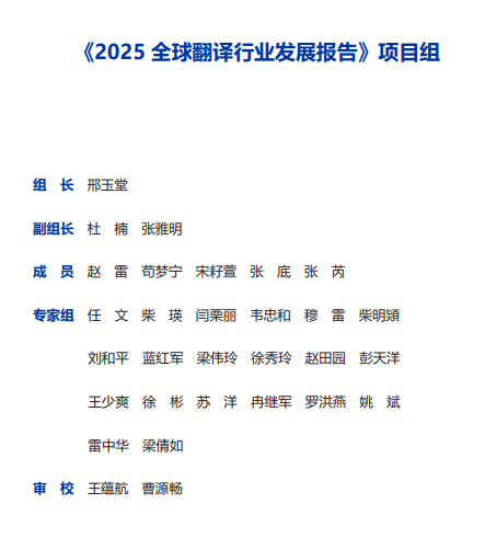 2025 Global Translation Industry Development Report